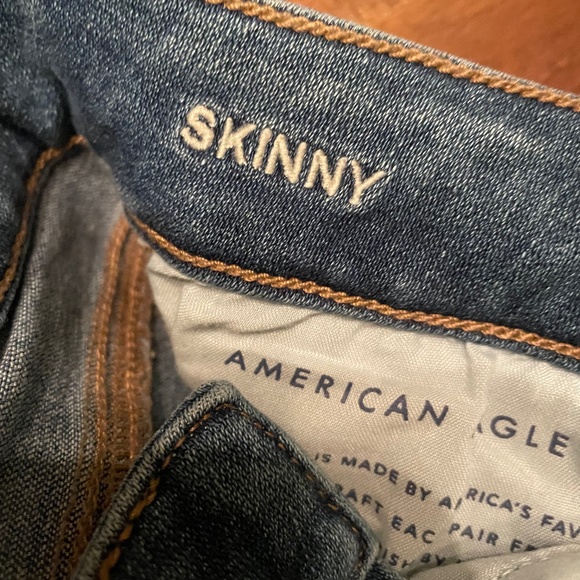 Womens AMERICAN EAGLE super stretch skinny 00 extra short XS EUC! - Picture 9 of 10